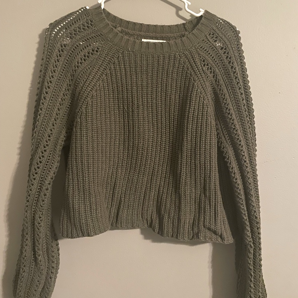 Cropped American eagle sweater